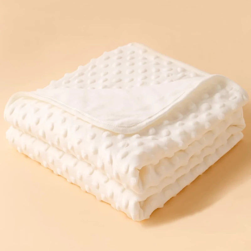 Couverture pour bébé fille blanc