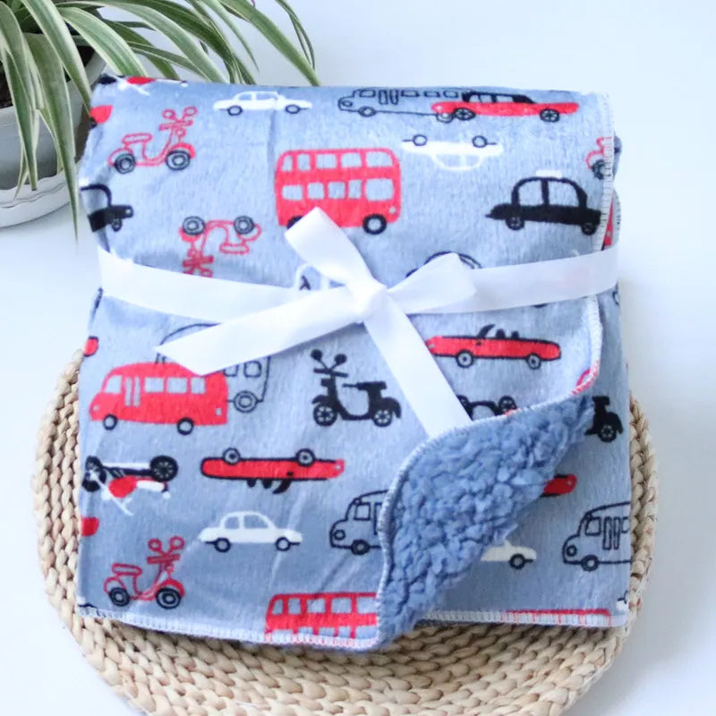 Couverture pour bébé garçon car