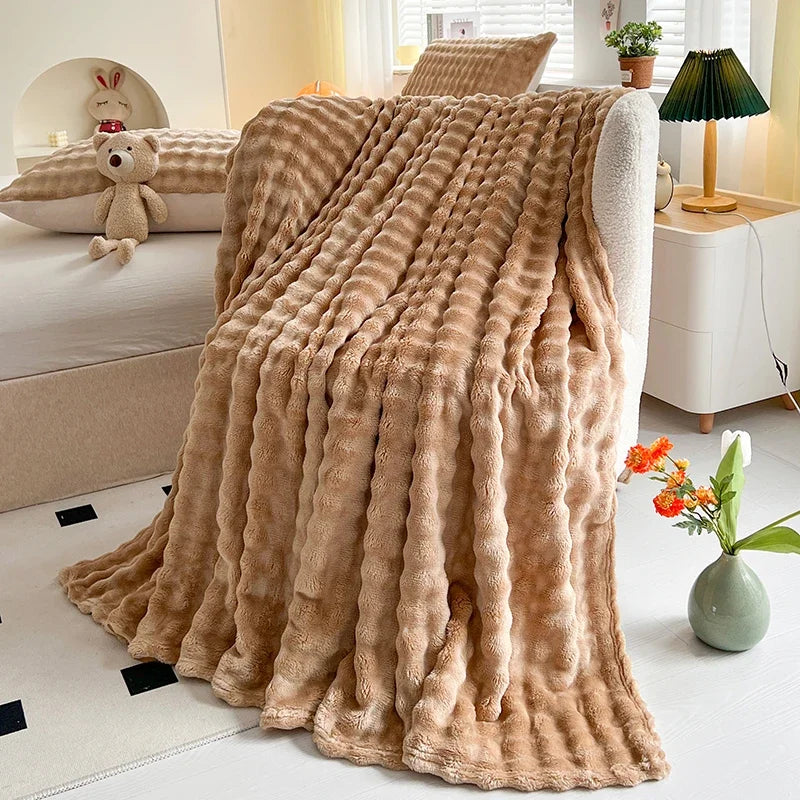 Couverture pour enfants marron foncé