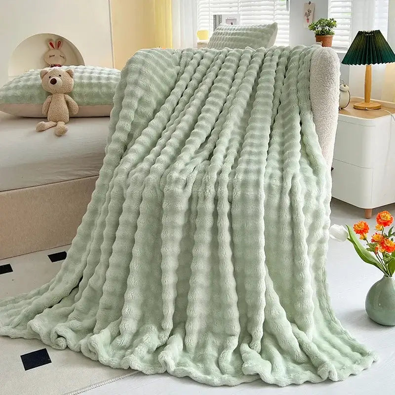 Image of Couverture pour enfants vert– cosy et sécurisante