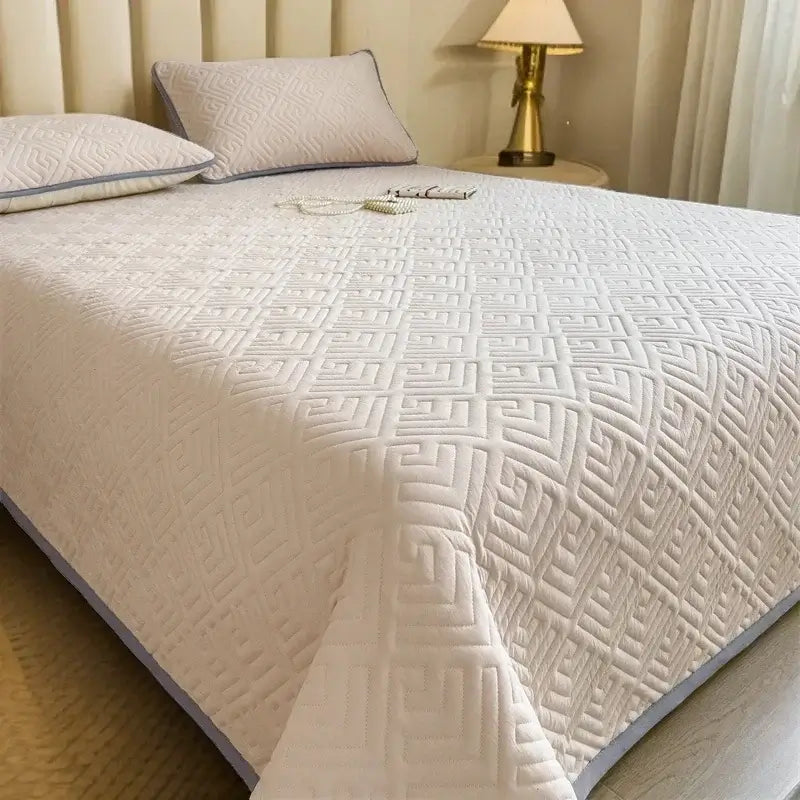 Image of Couverture pour lit Beige clair