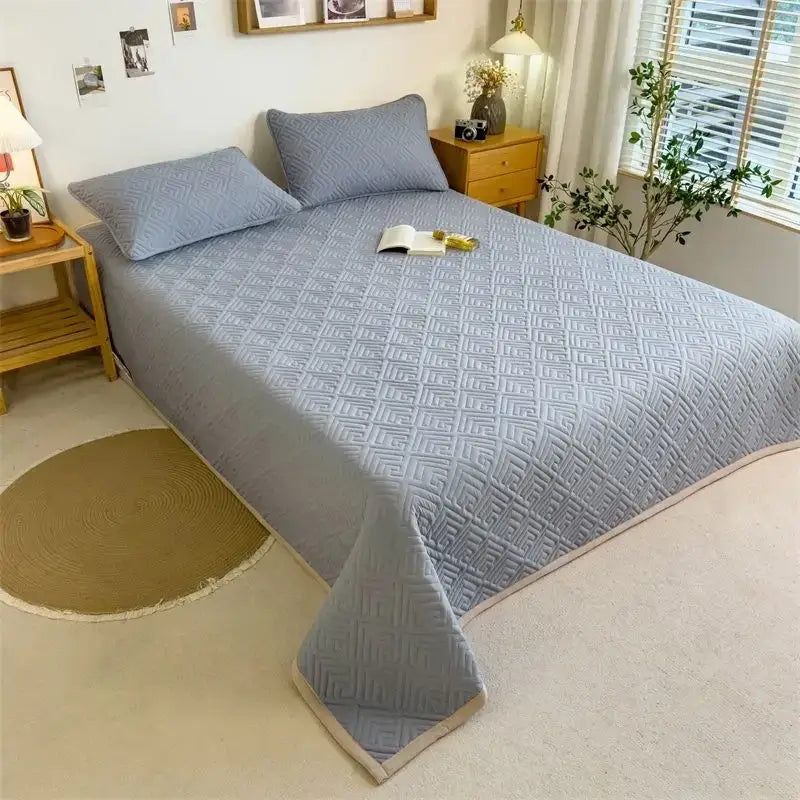 Couverture pour lit Vert Gris clair