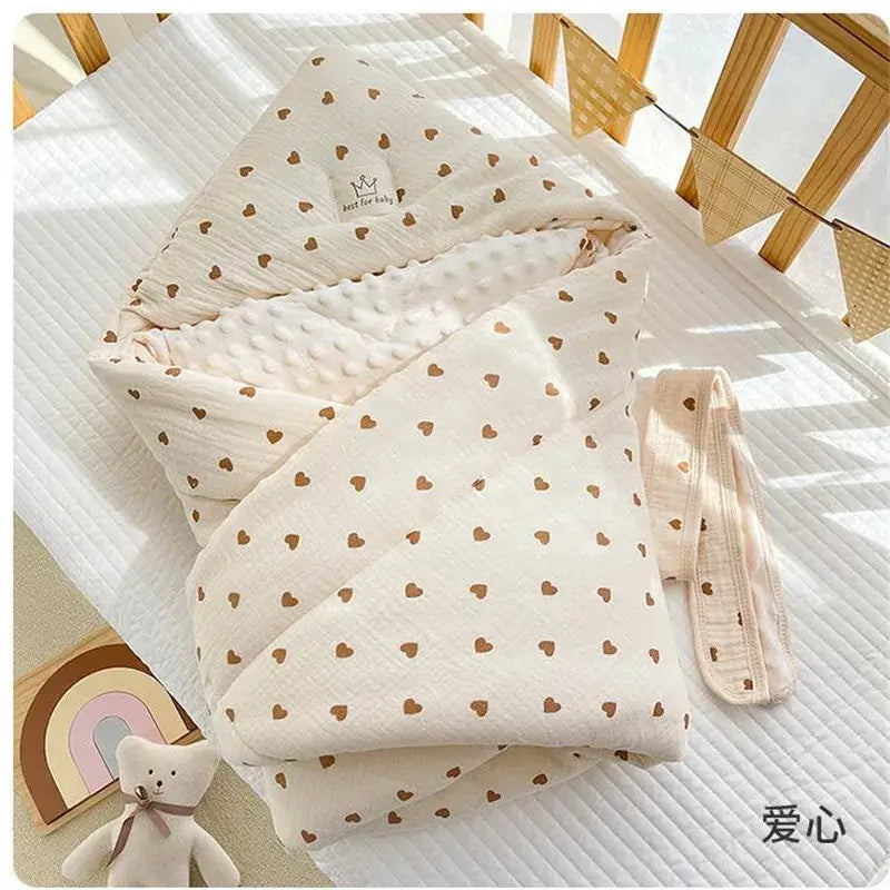 Couverture poussette pour bébé cœur confort et sécurité bébé