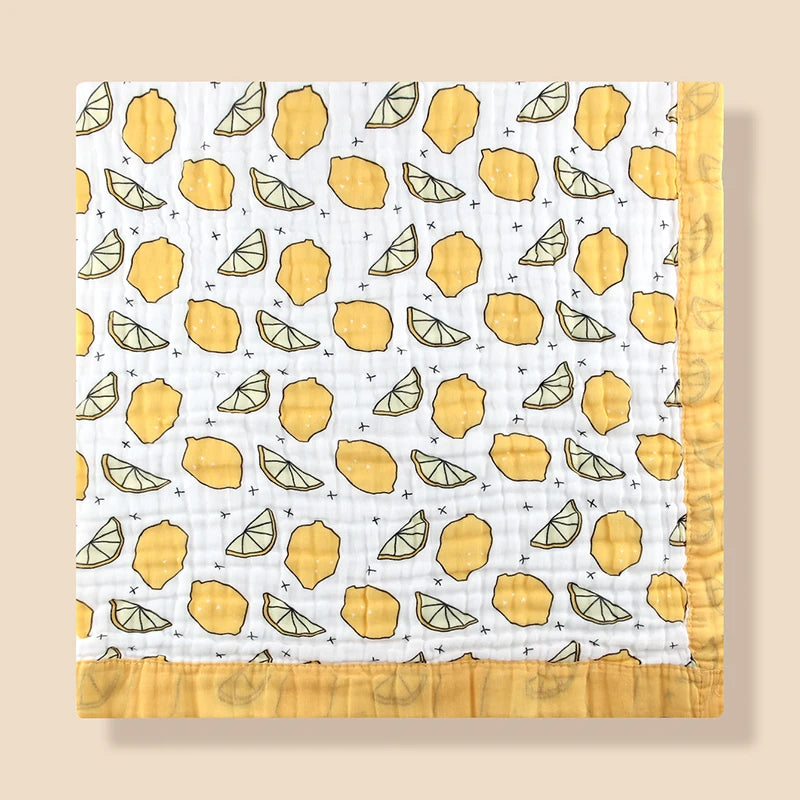 Couverture été pour bébé citron