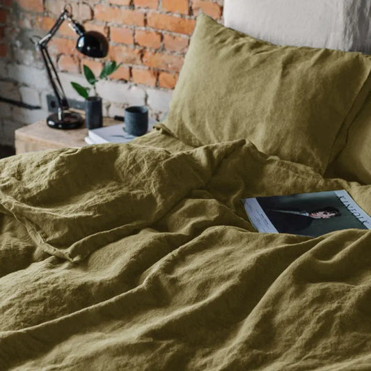 Couverture lit en Lin