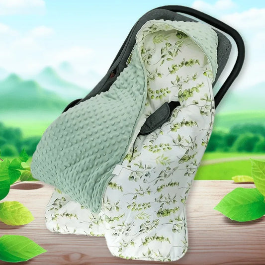 Couverture emmaillotage bébé réversible